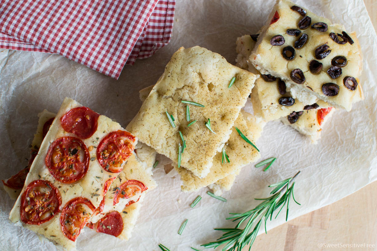 Focaccia senza glutine lattosio lievitazione veloce