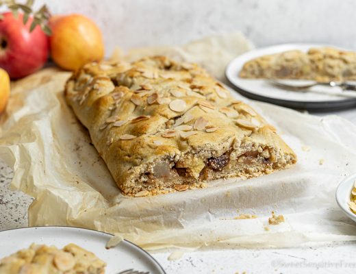 Strudel di pasta frolla senza glutine senza burro senza uova