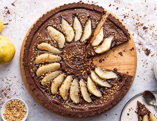 crostata con frolla al cacao senza glutine e burro