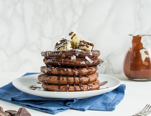 Pancakes Cocco Cioccolato Senza glutine Vegan Senza lattosio Senza uova