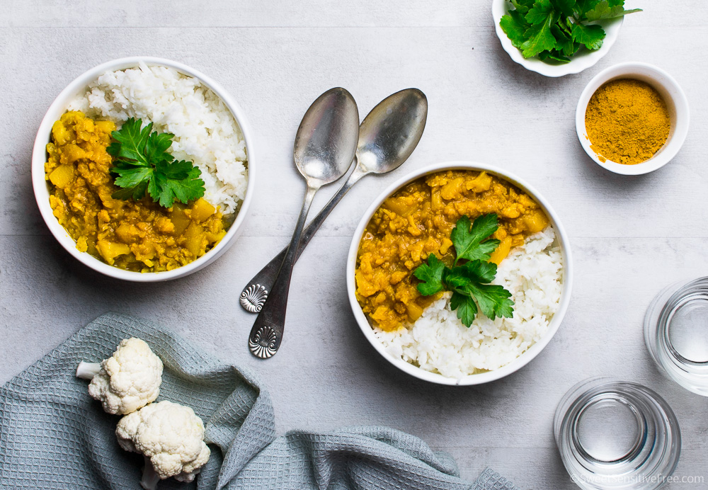 curry di verdure senza glutine senza cocco